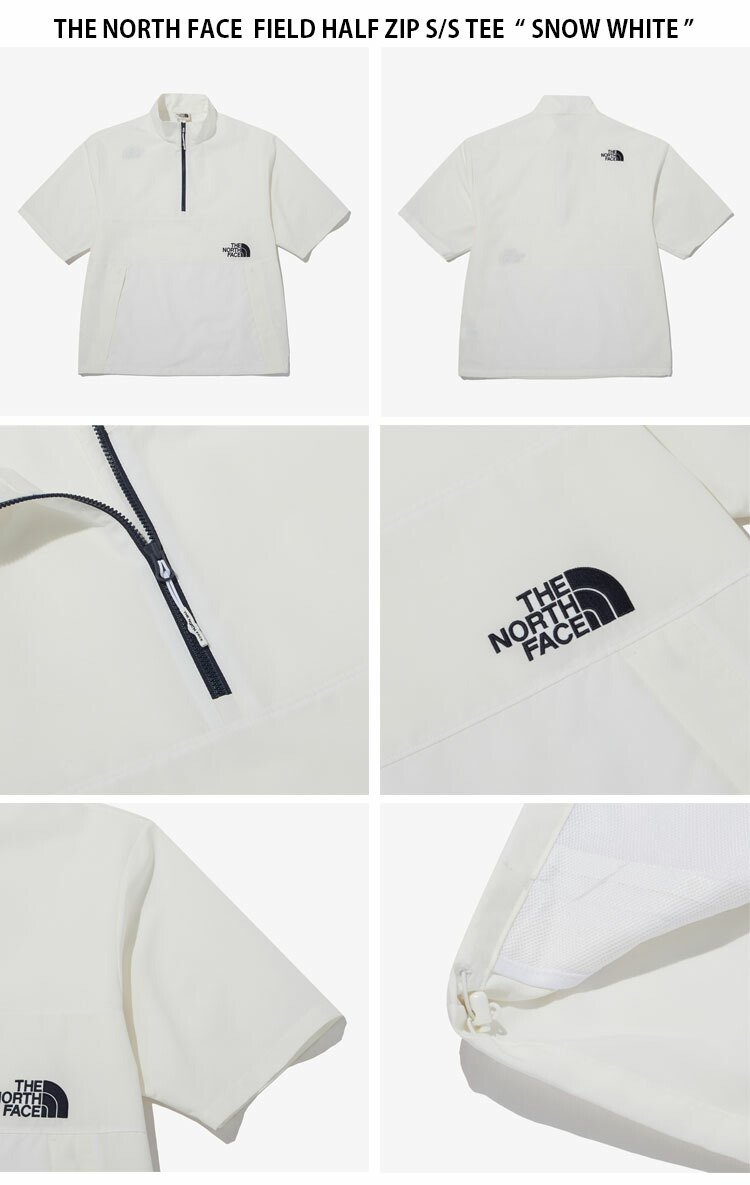 THE NORTH FACE ノースフェイス Tシャツ FIELD HALF ZIP S/S TEE