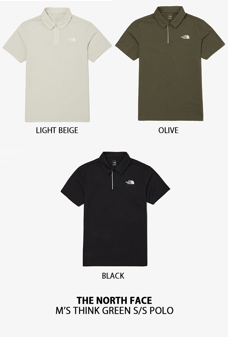 THE NORTH FACE ノースフェイス ポロシャツ M'S THINK GREEN S/S