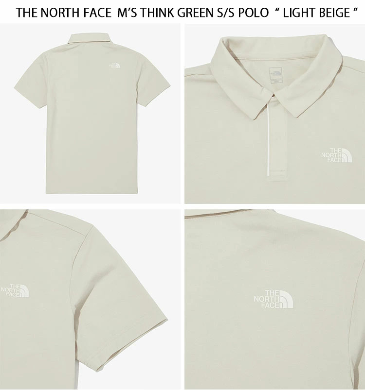 THE NORTH FACE ノースフェイス ポロシャツ M'S THINK GREEN S/S POLO