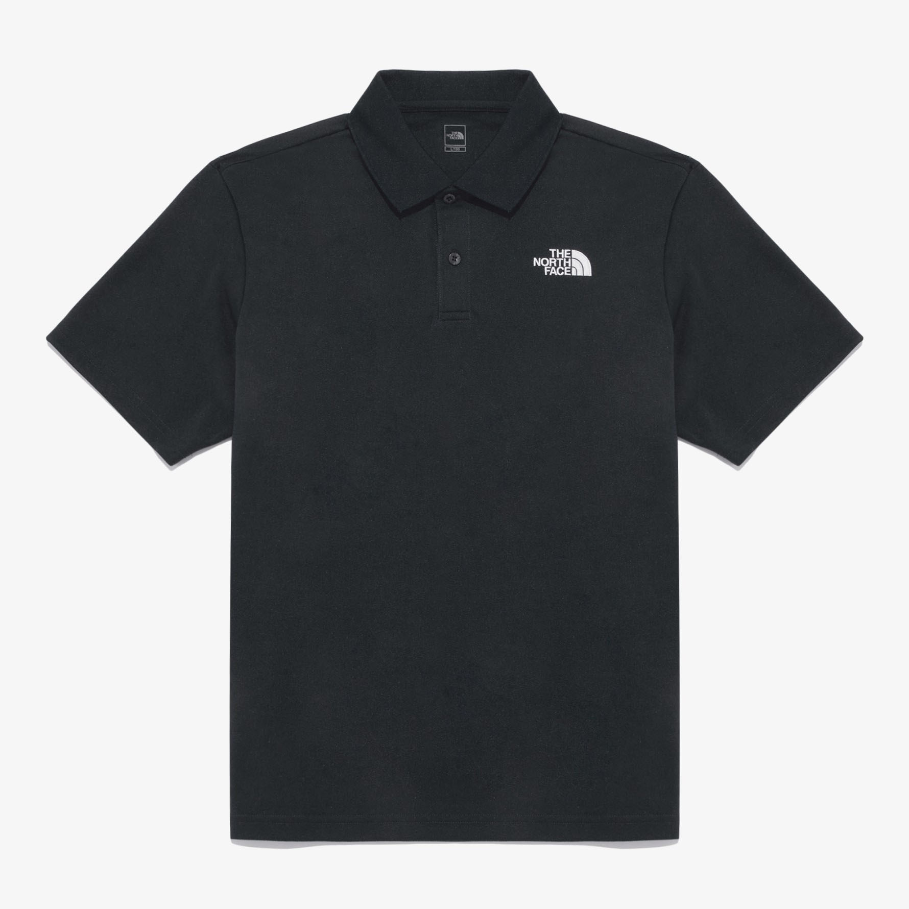 【韓国限定】ノースフェイス ポロシャツ MENS XL チャコール THE NORTH FACE ノースフェイス S/Sフラッシュドライコットン