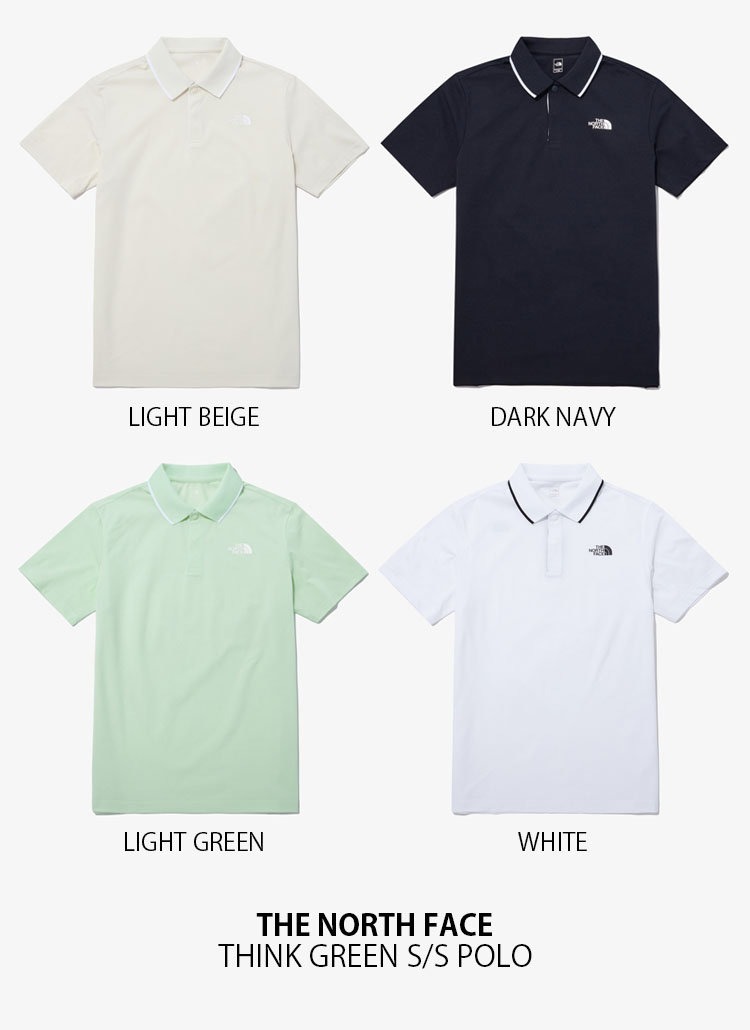THE NORTH FACE ノースフェイス ポロシャツ THINK GREEN S/S POLO