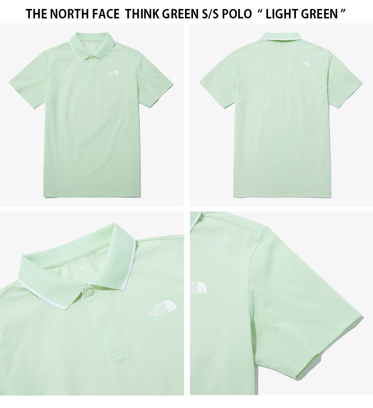 THE NORTH FACE ノースフェイス ポロシャツ THINK GREEN S/S