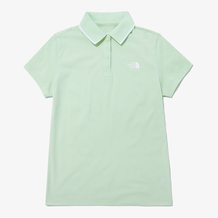 THE NORTH FACE ノースフェイス レディース ポロシャツ THINK GREEN S/S POLO シンク グリーン ショートスリーブ ポロ 半袖 ロゴ 女性用 NT7PP01A/B/C/D｜snkrs-aclo｜04