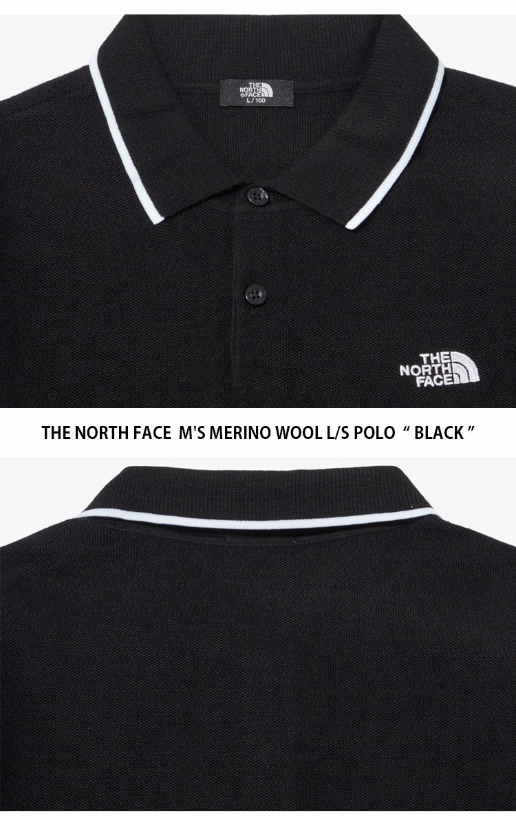 ノースフェイス コンフォーティブウールポロシャツ 長袖 northface ノースフェイス コンフォーティブウールポロシャツ 長袖