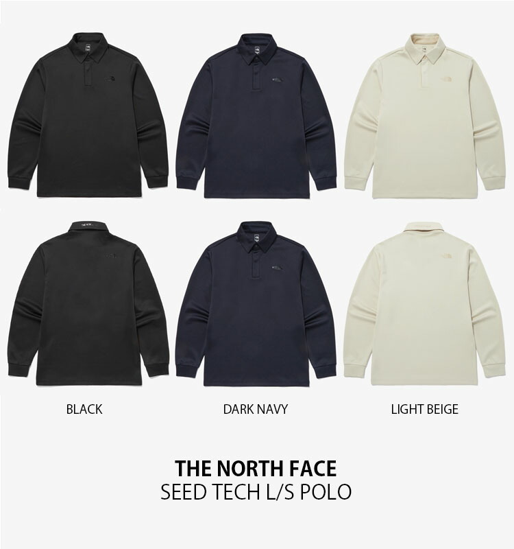 THE NORTH FACE ノースフェイス ポロシャツ SEED TECH L/S POLO シード 
