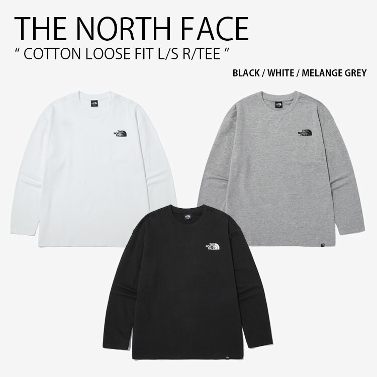 THE NORTH FACE ノースフェイス ロンT COTTON LOOSE FIT L/S R/TEE