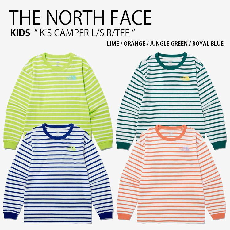 THE NORTH FACE ノースフェイス キッズ ロンT K´S CAMPER L/S R/TEE
