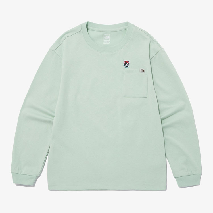 THE NORTH FACE ノースフェイス キッズ ロンT K'S ANI-MATE L/S R/TEE アニマルメイト ロングスリーブ  ティーシャツ 長袖 カットソー 子供用 NT7TP03S/T/U/V