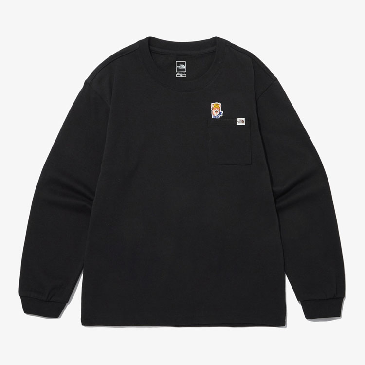 THE NORTH FACE キッズ ロンT K&apos;S ANI-MATE L/S R/TEE アニマル...