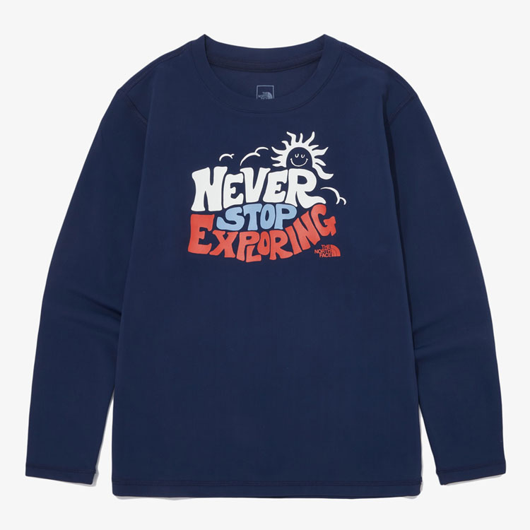 THE NORTH FACE キッズ ラッシュガード K&apos;S SANDCASTLE L/S TEE ...