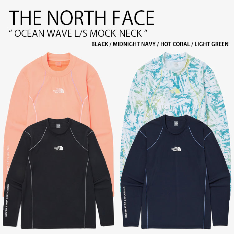 【新作】 THE NORTH FACE ★ 大人気 OCEAN WAVE L/S MOCK NECK tnf-nt7tq17.jpg