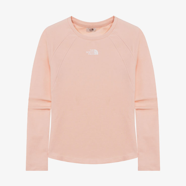 THE NORTH FACE ノースフェイス ホワイトレーベル レディース Tシャツ W’S DELPHIE L/S R/TEE ラウンドTシャツ WHITELABEL NT7TR30J/K/L/M THE NORTH FACE（ザ ノースフェイス） ノースフェイス ホワイト