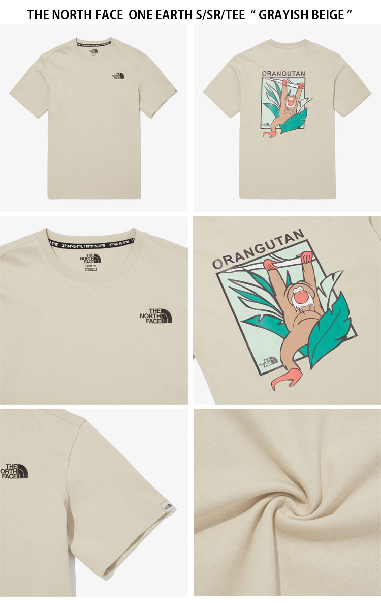 THE NORTH FACE ノースフェイス Tシャツ ONE EARTH S/SR/TEE