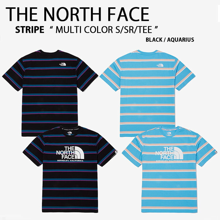 正規品・送料込み◆THE NORTH FACE◆DURO STRIPE S/S R/TEE THE NORTH FACE ノースフェイス Tシャツ STRIPE MULTI COLOR S
