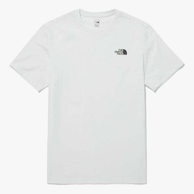 THE NORTH FACE ノースフェイス Tシャツ COTTON S/S R/TEE コットン ショートスリーブ ラウンドネック ティーシャツ 半袖 メンズ レディース NT7UP00J/K/L/M｜snkrs-aclo｜02