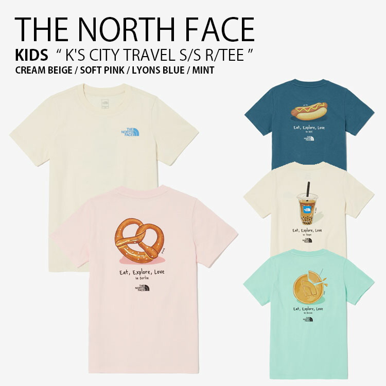 THE NORTH FACE ノースフェイス キッズ Tシャツ K'S CITY TRAVEL S/S R 