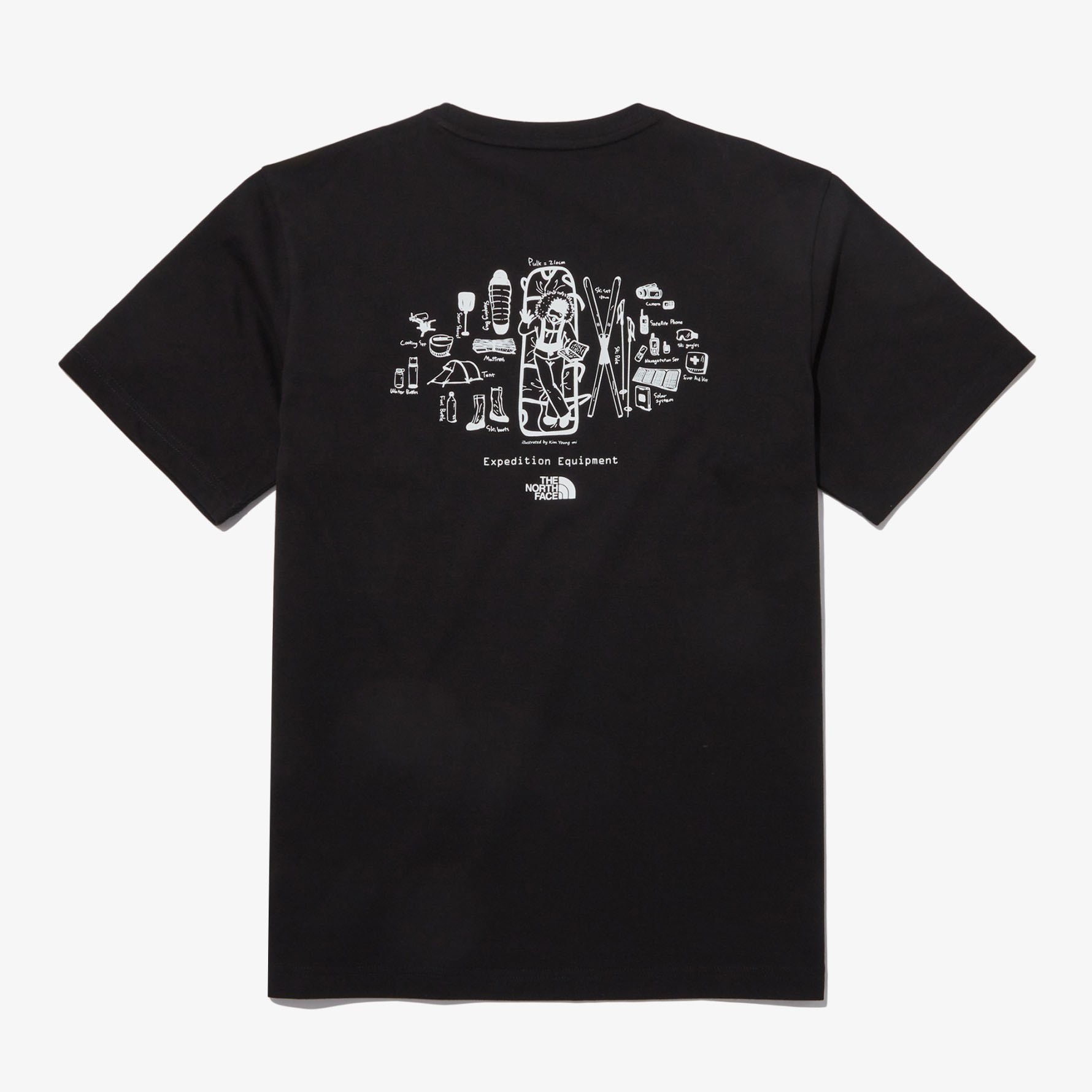 THE NORTH FACE ノースフェイス Tシャツ EXPEDITION S/S R/TEE 半袖Tシャツ プリントTシャツ WHITE BLACK GRAY バックプリント グラフィック NT7UP09A/B/C｜snkrs-aclo｜03