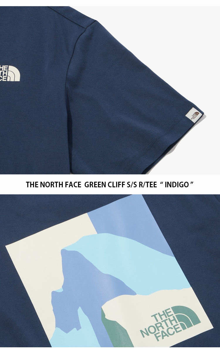 THE NORTH FACE ノースフェイス Tシャツ GREEN CLIFF S/S R/TEE