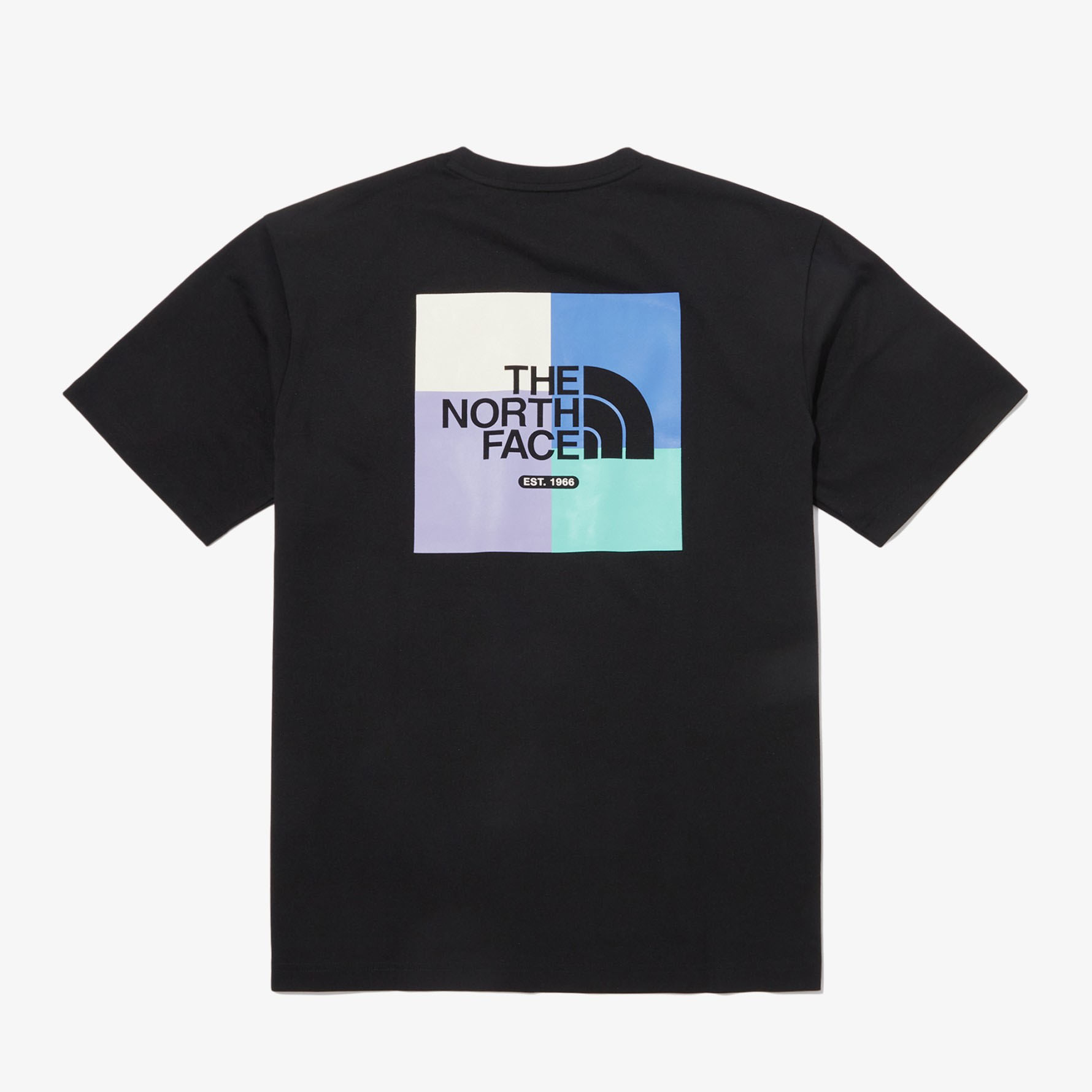 THE NORTH FACE ノースフェイス Tシャツ COLOR PEAK S/SR/TEE バッググラフィック ロゴ デザイン 半袖  ルーズフィット ゆったりサイズ NT7UP11J/K/L/M/N
