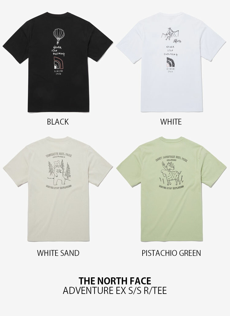 Tシャツ・カットソー [The North Face] M'S DOUBLE UP EX S/S R/TEE - WHITE THE NOTRH FACE】 M'S DOUBLE UP EX S/S R/TEE‐WHITE (THE NORTH