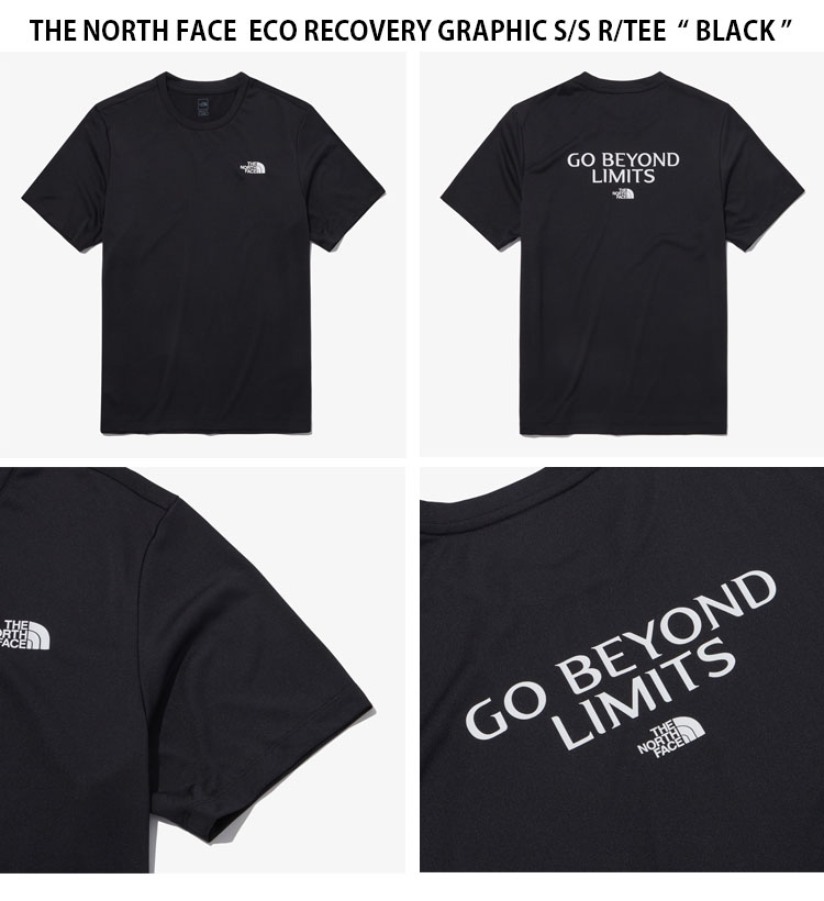 Tシャツ・カットソー [The North Face] M'S RECOVERY GRAPHIC S/S R/TEE - BLACK THE NORTH FACE M'S RECOVERY GRAPHIC S/S R/TEE ノースフェイス