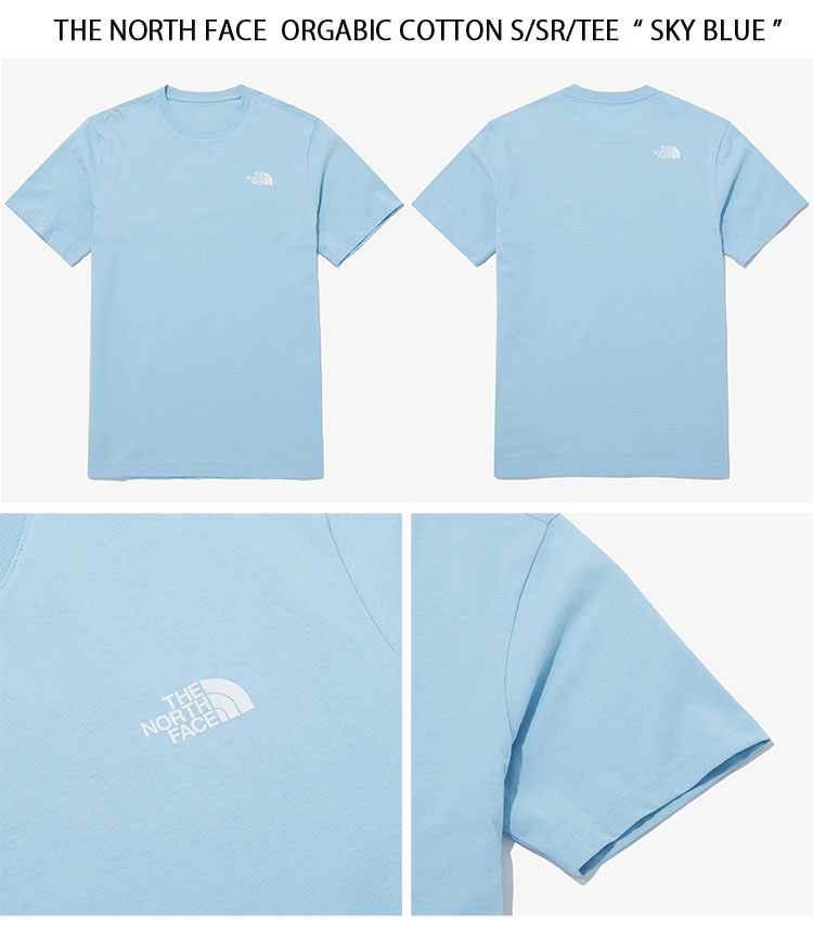 Tシャツ・カットソー [The North Face] COTTON BASIC S/S R/TEE 4 - LIGHT_BLUE THE NORTH FACE ノースフェイス Tシャツ COTTON BASIC S/S R/TEE