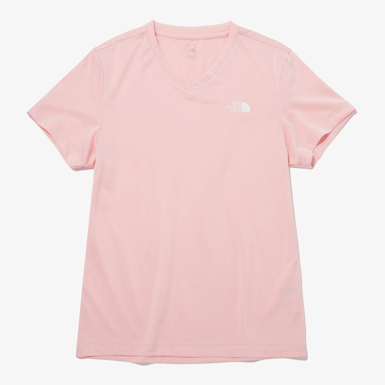 THE NORTH FACE ノースフェイス レディース Tシャツ WS ECO RECOVERY V-NECK エコ リカバリー Vネック ショートスリーブ ティーシャツ 半袖 ロゴ NT7UP31A/B/C