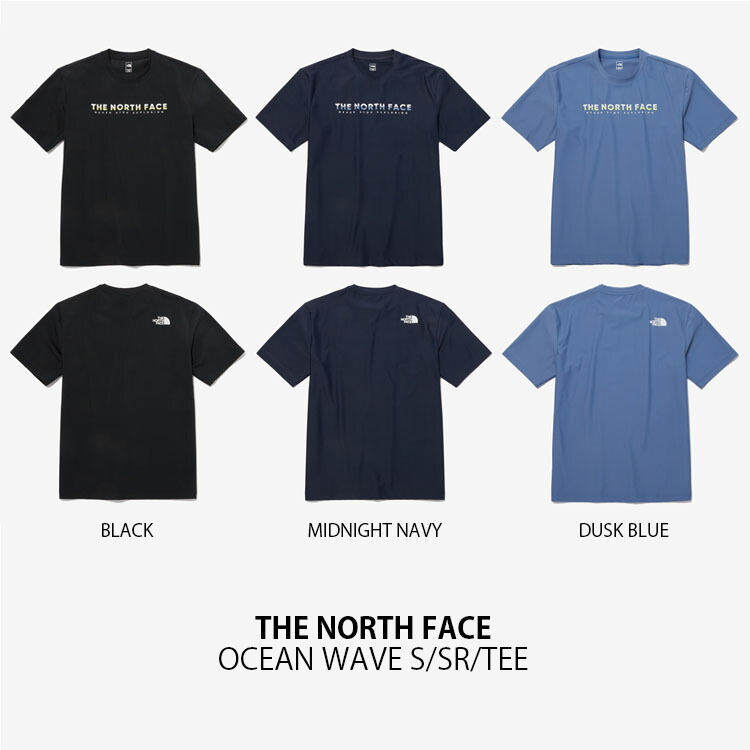 【THE NOTRH FACE】BLUE MARINE S/S R/TEE☆関税、送料込☆ THE NORTH FACE ノースフェイス ラッシュガード OCEAN WAVE S/SR
