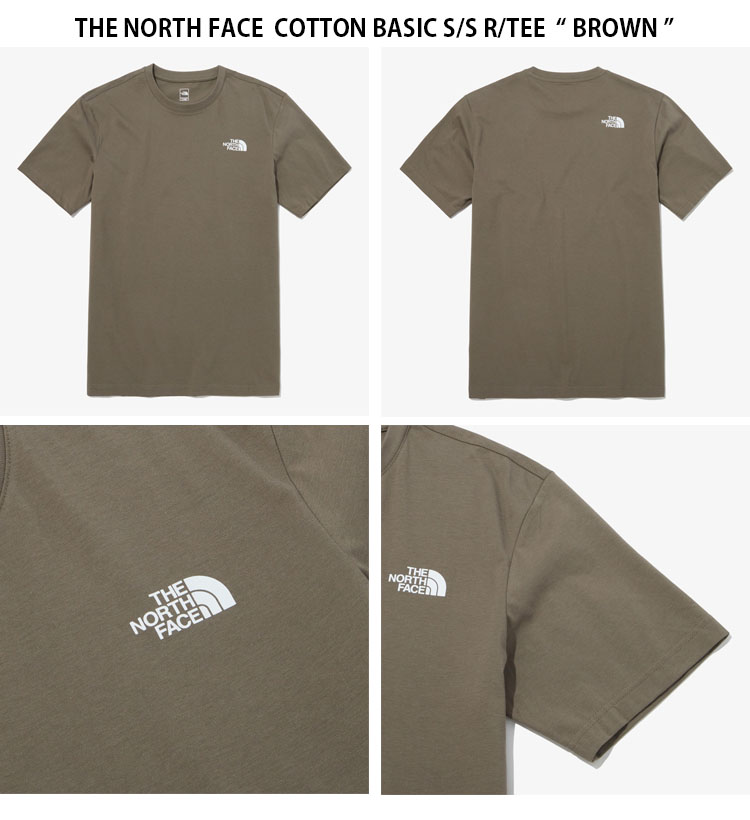 Tシャツ・カットソー [The North Face] COTTON BASIC S/S R/TEE 4 - SAND_SHELL THE NORTH FACE ノースフェイス Tシャツ COTTON BASIC S/S R/TEE