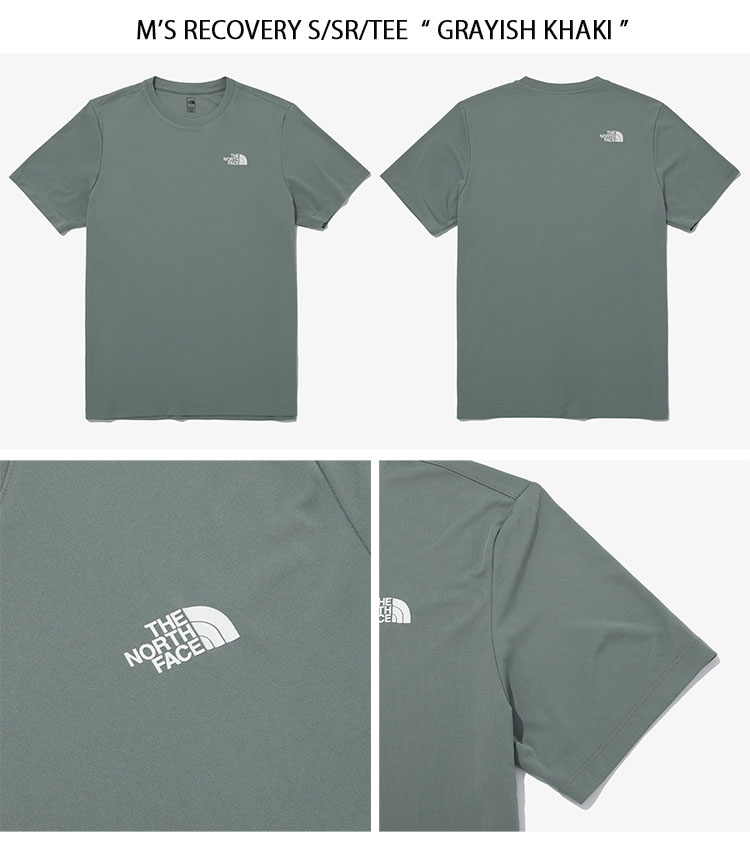 Tシャツ・カットソー [The North Face] M'S RECOVERY S/S R/TEE - GRAYISH_BLUE THE NORTH FACE Tシャツ M'S RECOVERY S/S R/TEE リカバリー