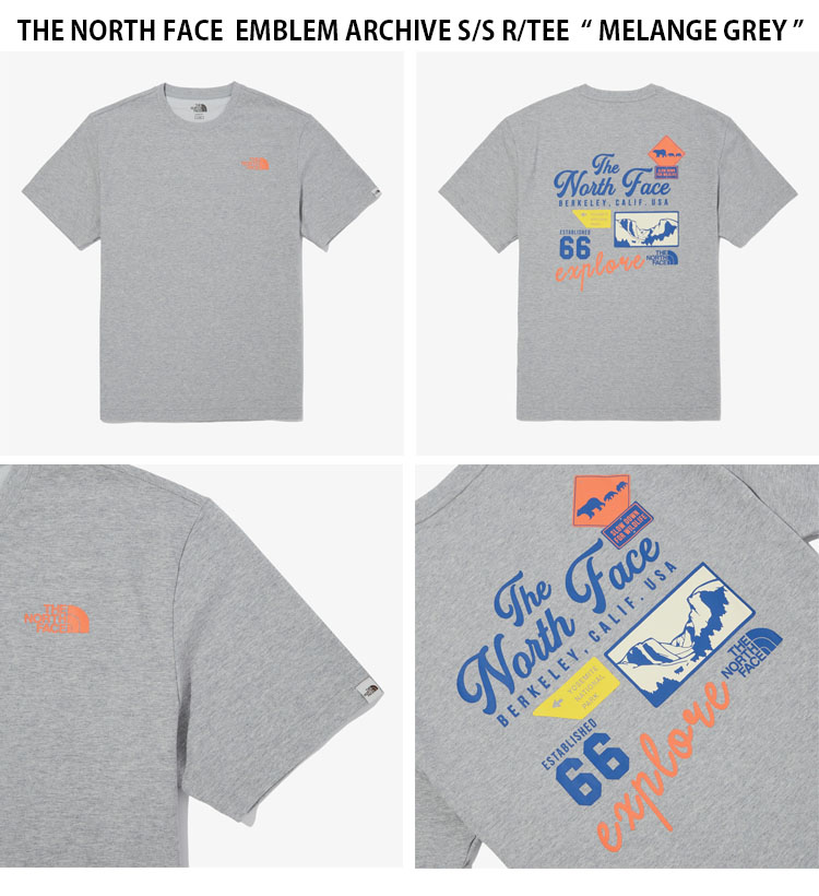 THE NORTH FACE ノースフェイス Tシャツ EMBLEM ARCHIVE S/S R