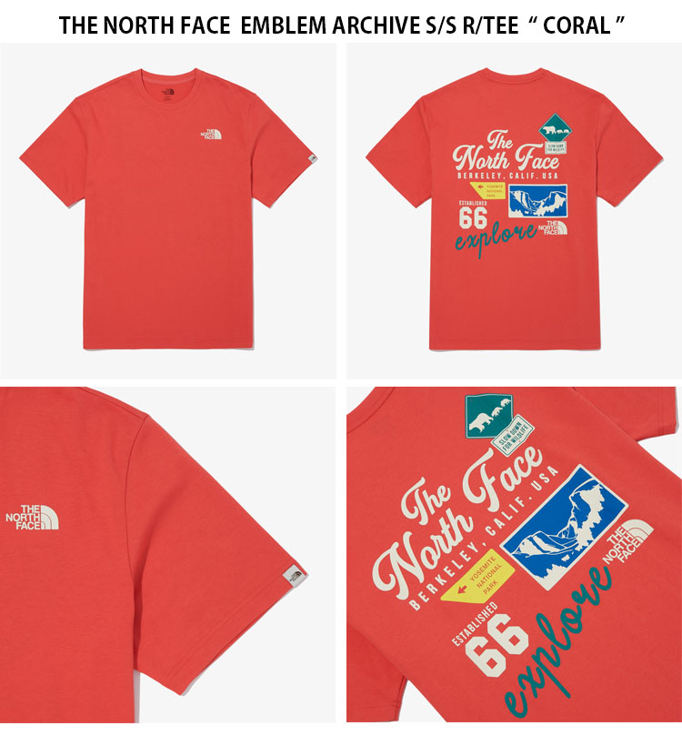 THE NORTH FACE ノースフェイス Tシャツ EMBLEM ARCHIVE S/S R