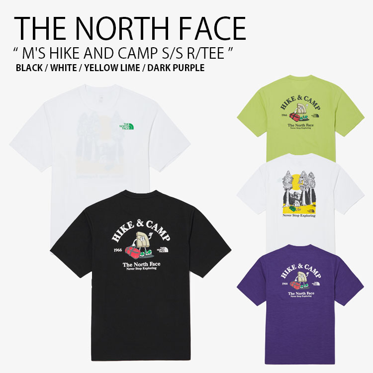 THE NORTH FACE ノースフェイス Tシャツ M’S HIKE AND CAMP S/S R/TEE ティーシャツ 半袖 カットソー メンズ レディース NT7UQ15A/B/C/D THE NORTH FACE（ザ ノースフェイス） ノースフェイス Tシャツ M'S