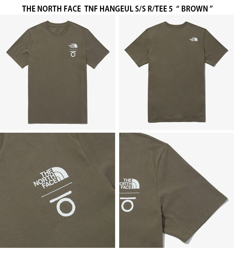THE NORTH FACE ノースフェイス Tシャツ TNF HANGEUL S/S R/TEE