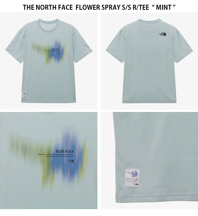 ★THE NORTH FACE☆FLOWER SPRAY S/S R/TEE NT7UR09 FLOWER SPRAY S/S R/TEE - 노스페이스