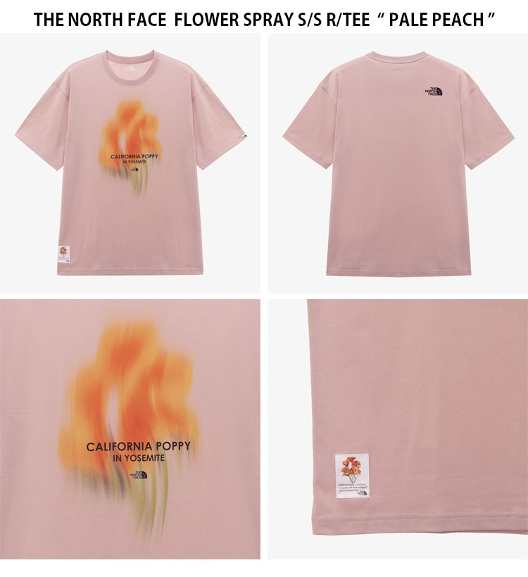 THE NORTH FACE ノースフェイス Tシャツ FLOWER SPRAY S/S R/TEE