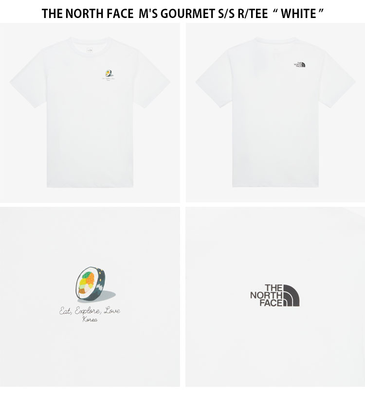 [THE NORTH FACE] M'S GOURMET S/S R/TEE★NT7UR22 THE NORTH FACE M'S GOURMET S/S R/TEE 美食小標基本款短袖上衣