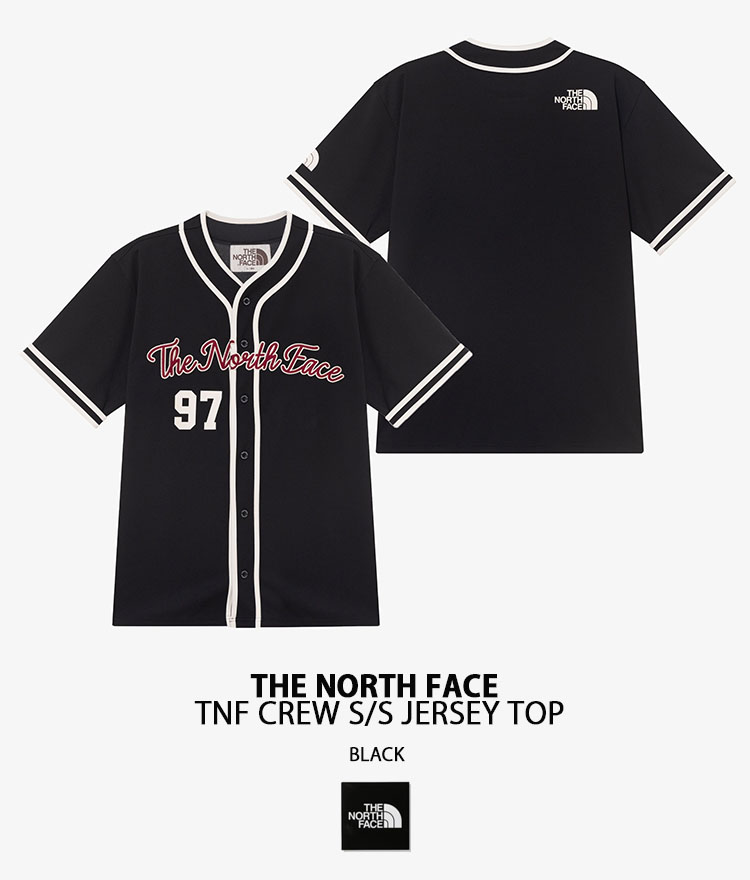 ★THE NORTH FACE★TNF CREW S/S JERSEY TOP★ THE NORTH FACE ノースフェイス ベースボールシャツ スタジアム