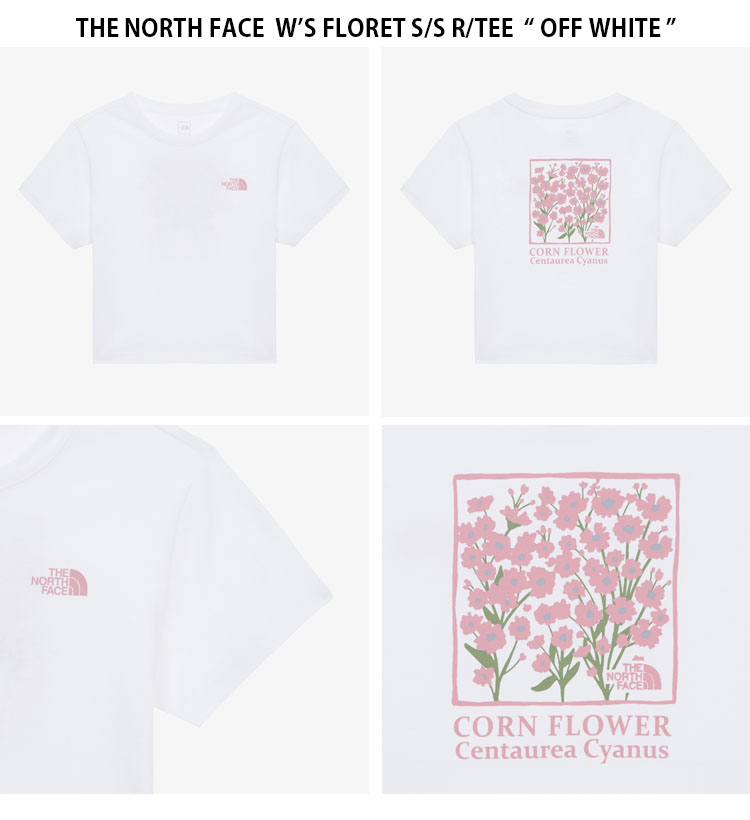 ★THE NORTH FACE★ NT7UR32B Women's Floret Short Sleeve T-Sh THE NORTH FACE ノースフェイス レディース Tシャツ W'S FLORET