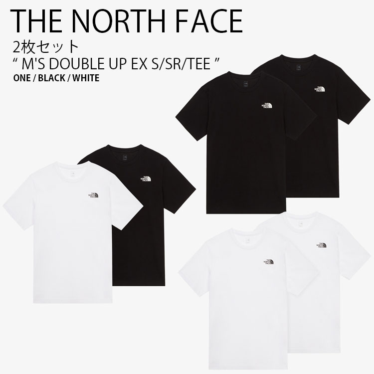 THE NORTH FACE ノースフェイス Tシャツ M’S DOUBLE UP EX S/SR/TEE ティーシャツ 2枚セット 半袖 メンズ レディース NT7UR37A/B/C THE NORTH FACE（ザ ノースフェイス） ノースフェイス Tシャツ M'S