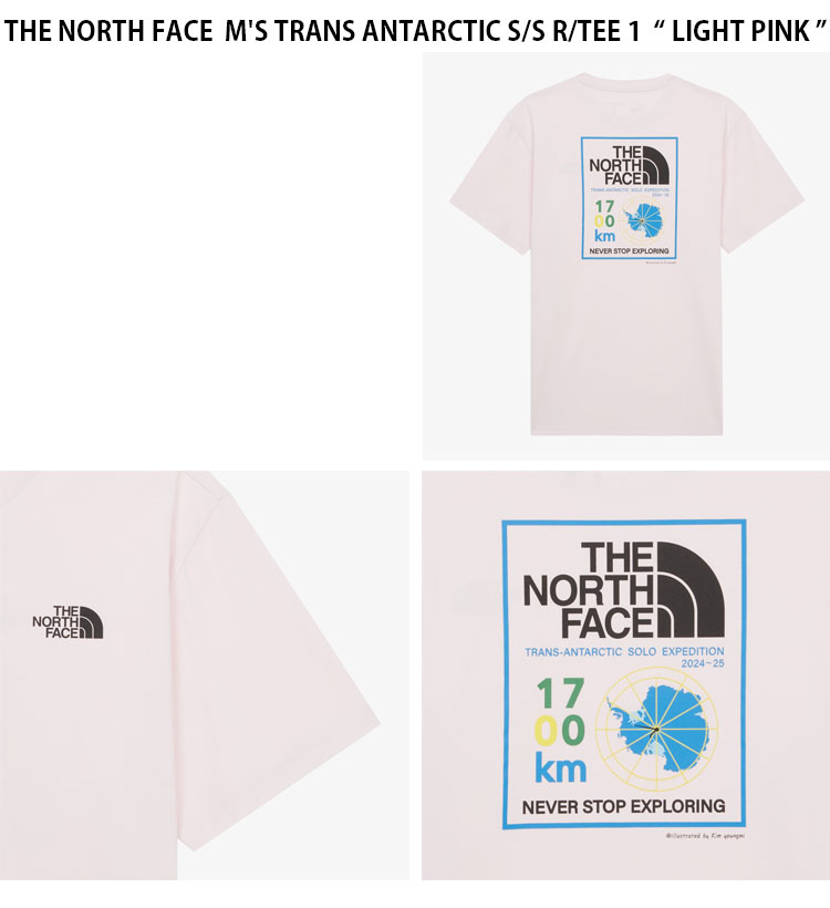 THE NORTH FACE ノースフェイス Tシャツ M'S TRANS ANTARCTIC S
