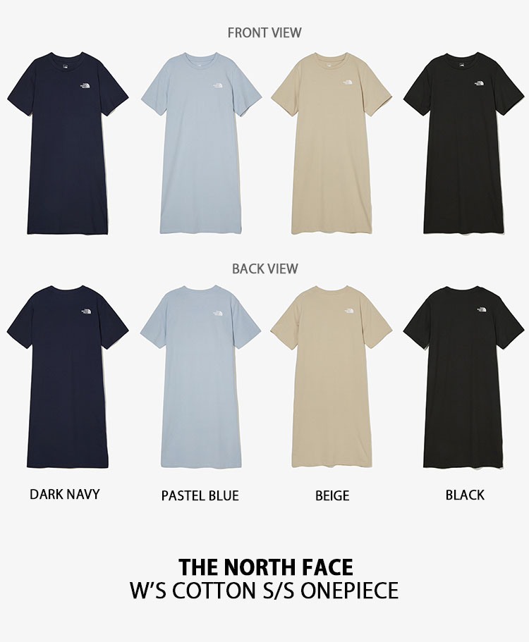 THE NORTH FACE ノースフェイス ワンピース W'S COTTON S/S