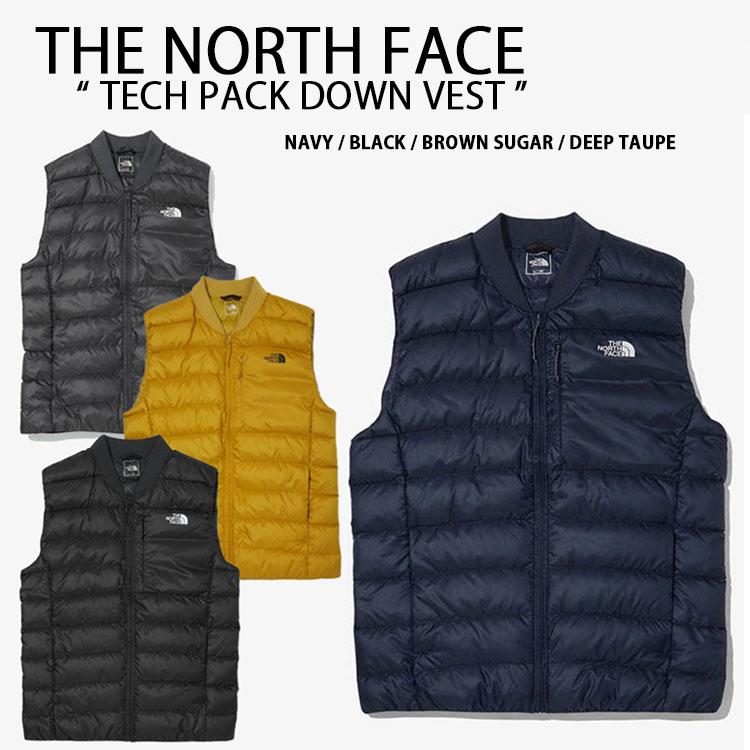 THE NORTH FACE ノースフェイス ダウンベスト TECH PACK DOWN VEST ダウン ベスト テックパック NAVY BLACK  GRAY NV1DM50A/B/C/D