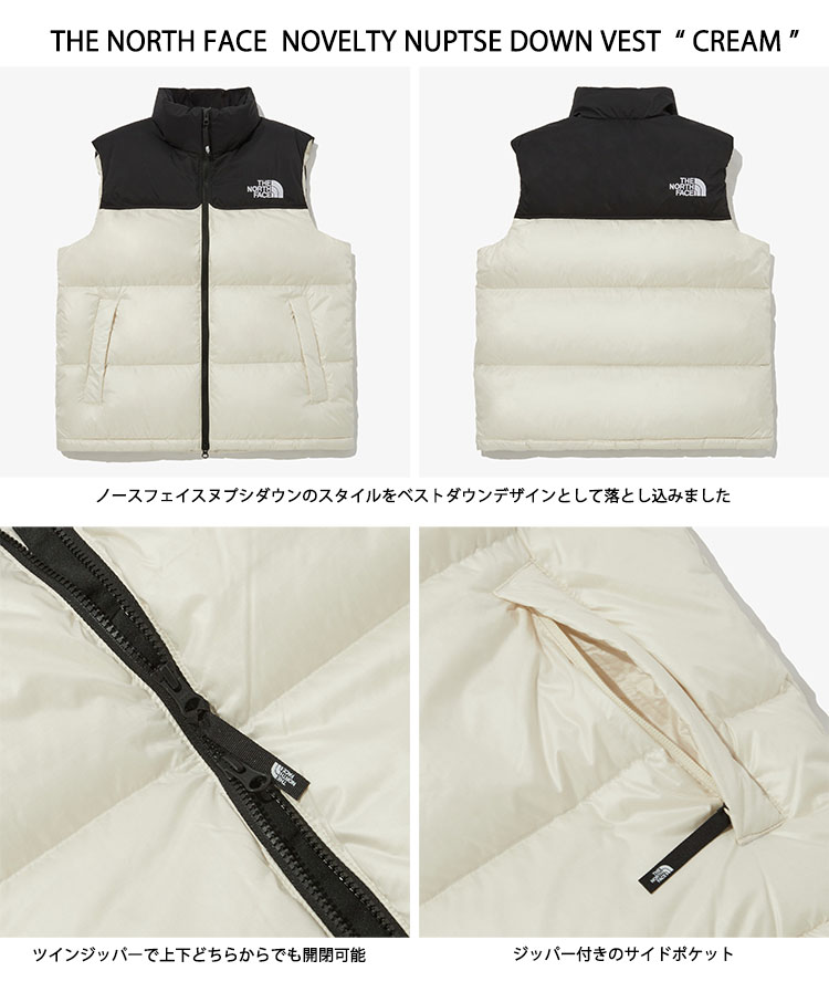 THE NORTH FACE ノースフェイス ダウンベスト NOVELTY NUPTSE DOWN VEST ダウン ベスト ヌプシダウン CREAM  BLACK GRAY ツートンカラー NV1DP50J/K/L : tnf-nv1dn50j : セレクトショップ a-clo - 通販 -  Yahoo!ショッピング