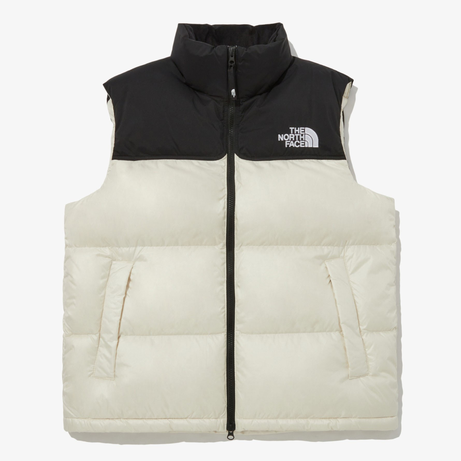 THE NORTH FACE ノースフェイス ダウンベスト NOVELTY NUPTSE DOWN VEST ダウン ベスト ヌプシダウン CREAM BLACK GRAY ツートンカラー NV1DP50J/K/L