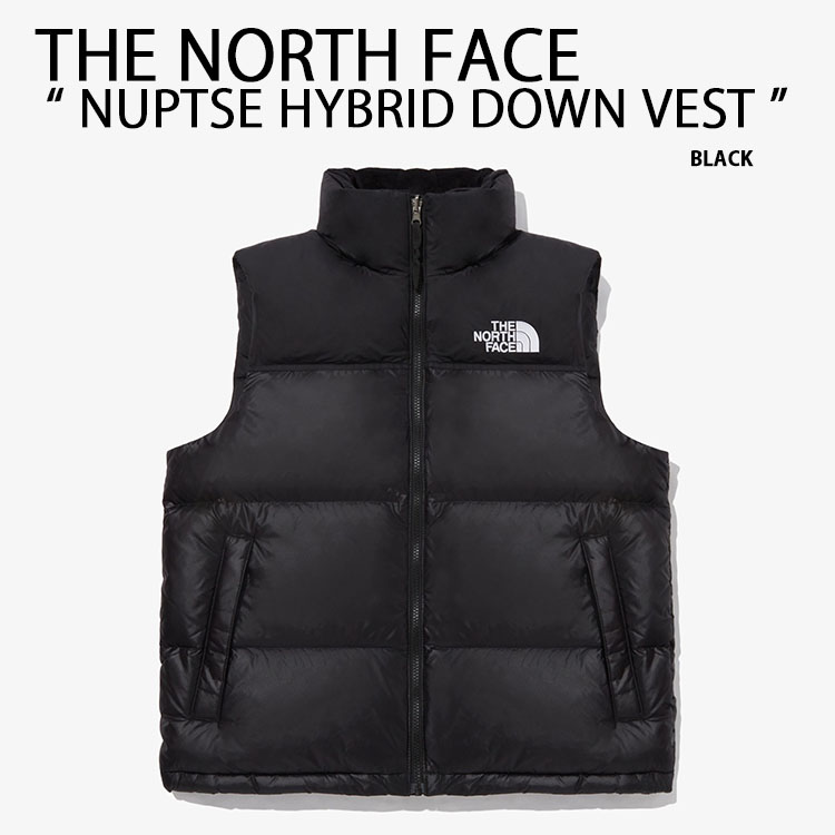 【即納商品あり/国内配送】THE NORTH FACE ノースフェイス ダウンベスト NUPTSE HYBRID DOWN BALL VEST ヌプシ  ダウン ベスト BLACK ロゴ カジュアル NV1DP82A