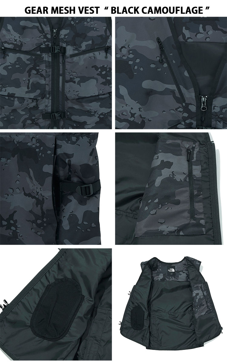 【未使用品】The North Face カモフラージュ 95(M) THE NORTH FACE ノースフェイス ベスト M'S NOVELTY GEAR MESH