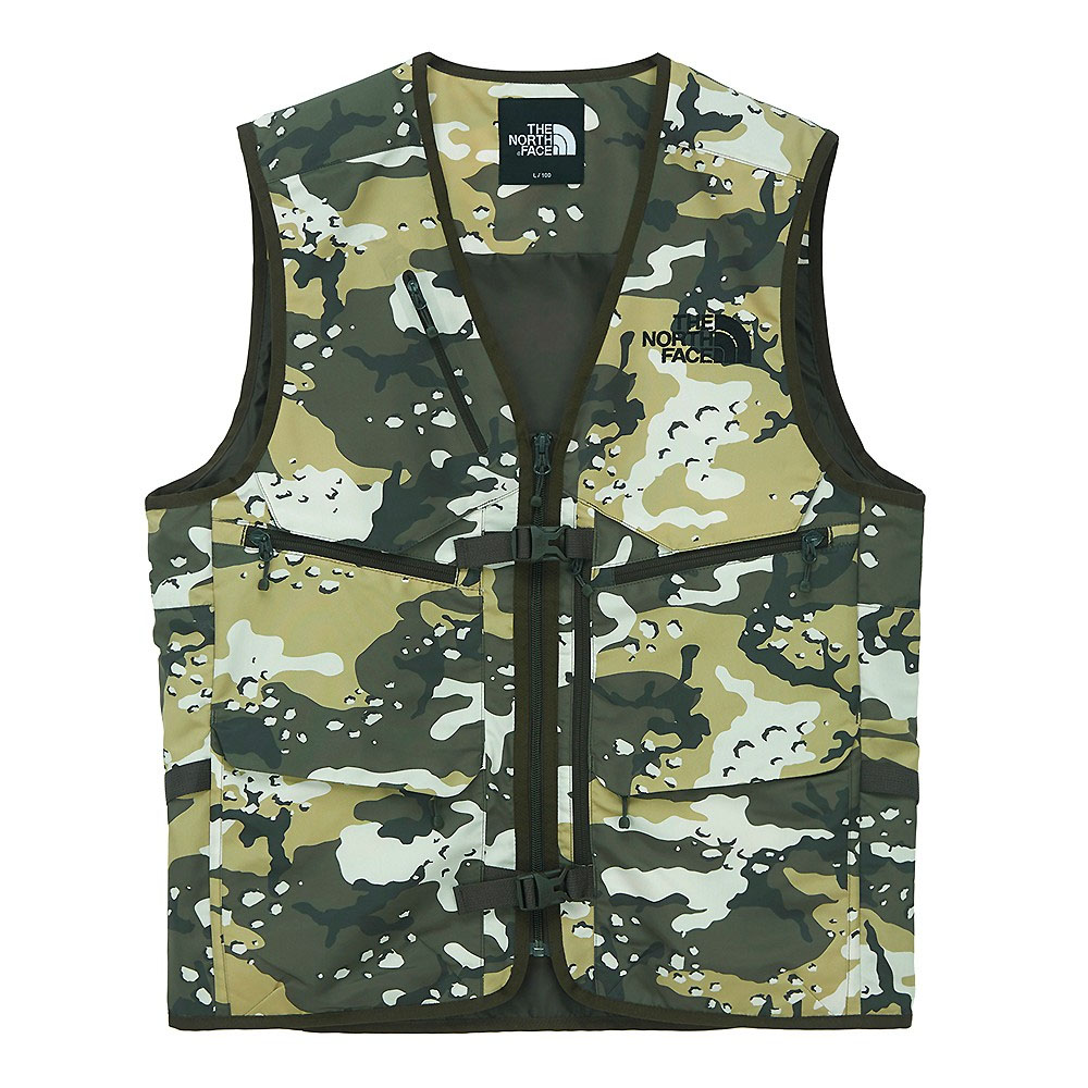 THE NORTH FACE ノースフェイス ベスト M'S NOVELTY GEAR MESH VEST ギア メッシュ ベスト ジレ ベストジャケット BLACK GREEN CAMO カモフラージュ NV3BM04A/B｜snkrs-aclo｜03