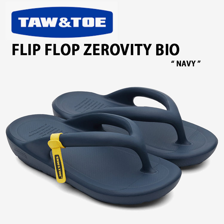 TAW ＆ TOE トー＆トー サンダル FLIP FLOP ZEROVITY BIO NAVY