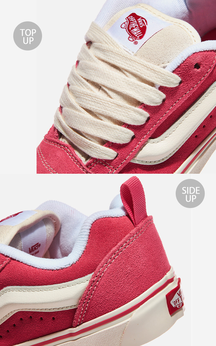 VANS バンズ スニーカー KNU SKOOL RETRO COLOR PINK TRUE WHITE